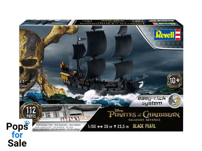 Pirates of the Caribbean Dead Men Tell No Tales Easy-Click Model Kit 1/150 Black Pearl 26 cm