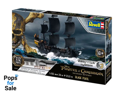 Pirates of the Caribbean Dead Men Tell No Tales Easy-Click Model Kit 1/150 Black Pearl 26 cm Model kits