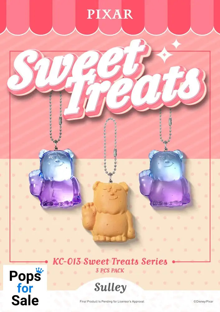 Pixar Sweet Treats Series Keychains 3-Pack 4 cm