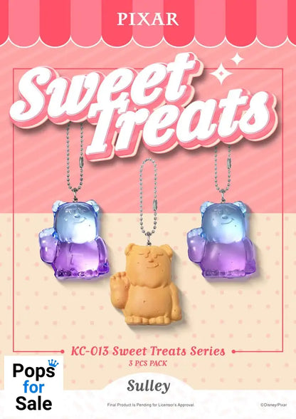 Pixar Sweet Treats Series Keychains 3-Pack 4 cm