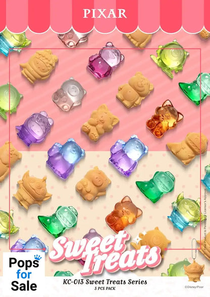 Pixar Sweet Treats Series Keychains 3-Pack 4 cm