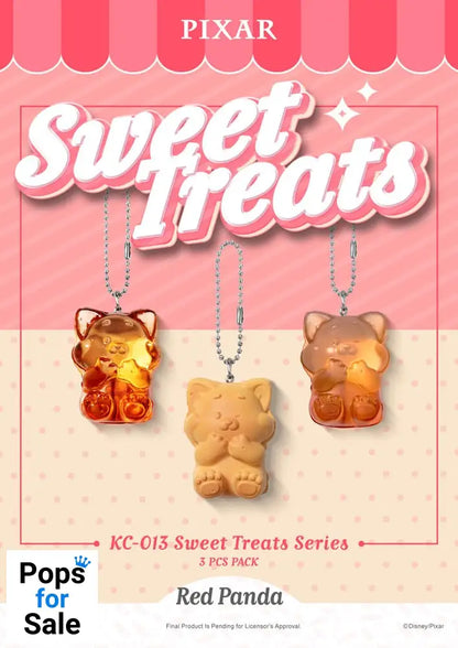 Pixar Sweet Treats Series Keychains 3-Pack 4 cm