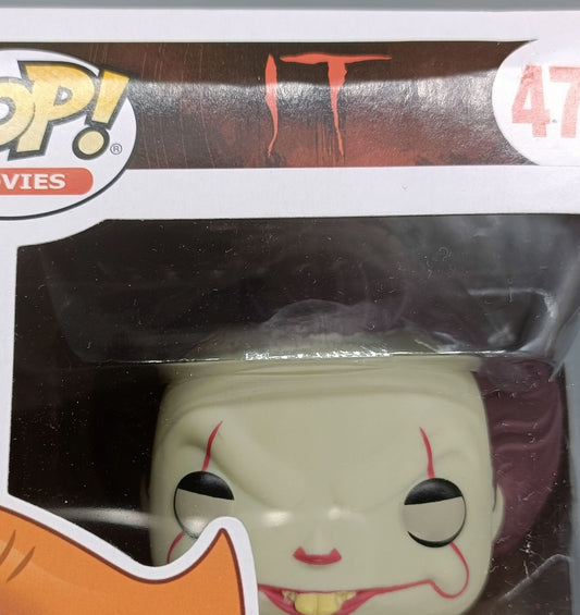 472 Pennywise (with Boat- Sepia) Chase - Horror - IT - Funko POP - Box Damaged