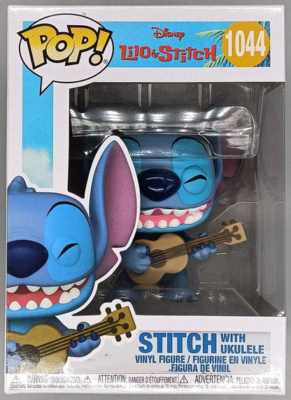 #1044 Stitch with Ukulele - Disney Lilo & Stitch Box Damaged Funko POP