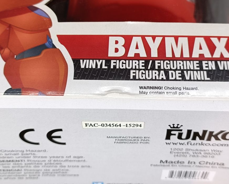 #112 Baymax (Armored) - 6 Inch - Disney Big Hero 6 - Box Damaged Funko POP