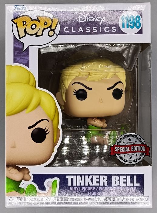 #1198 Tinker Bell (Sitting) - Disney Peter Pan Funko POP