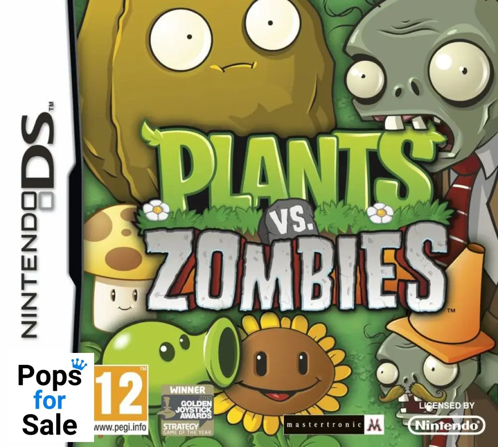 Plants Vs Zombies for the Nintendo DS/3DS