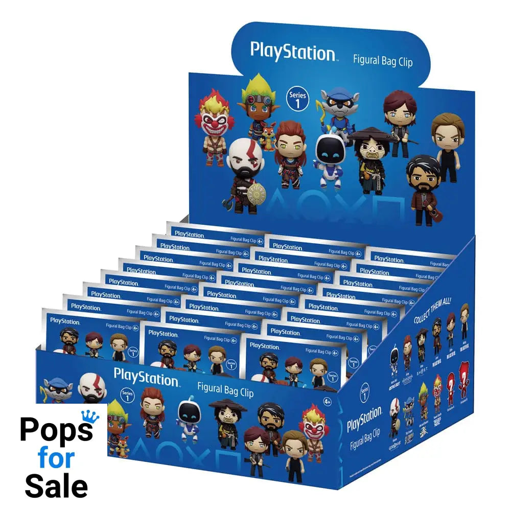 Playstation 3D Foam Bag Clips Series 1 Display (24)