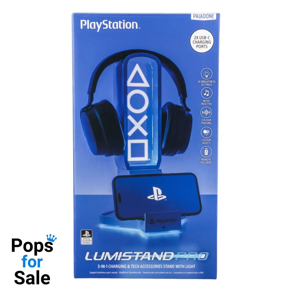 Playstation Desk Headphone Stand with Light 30 cm