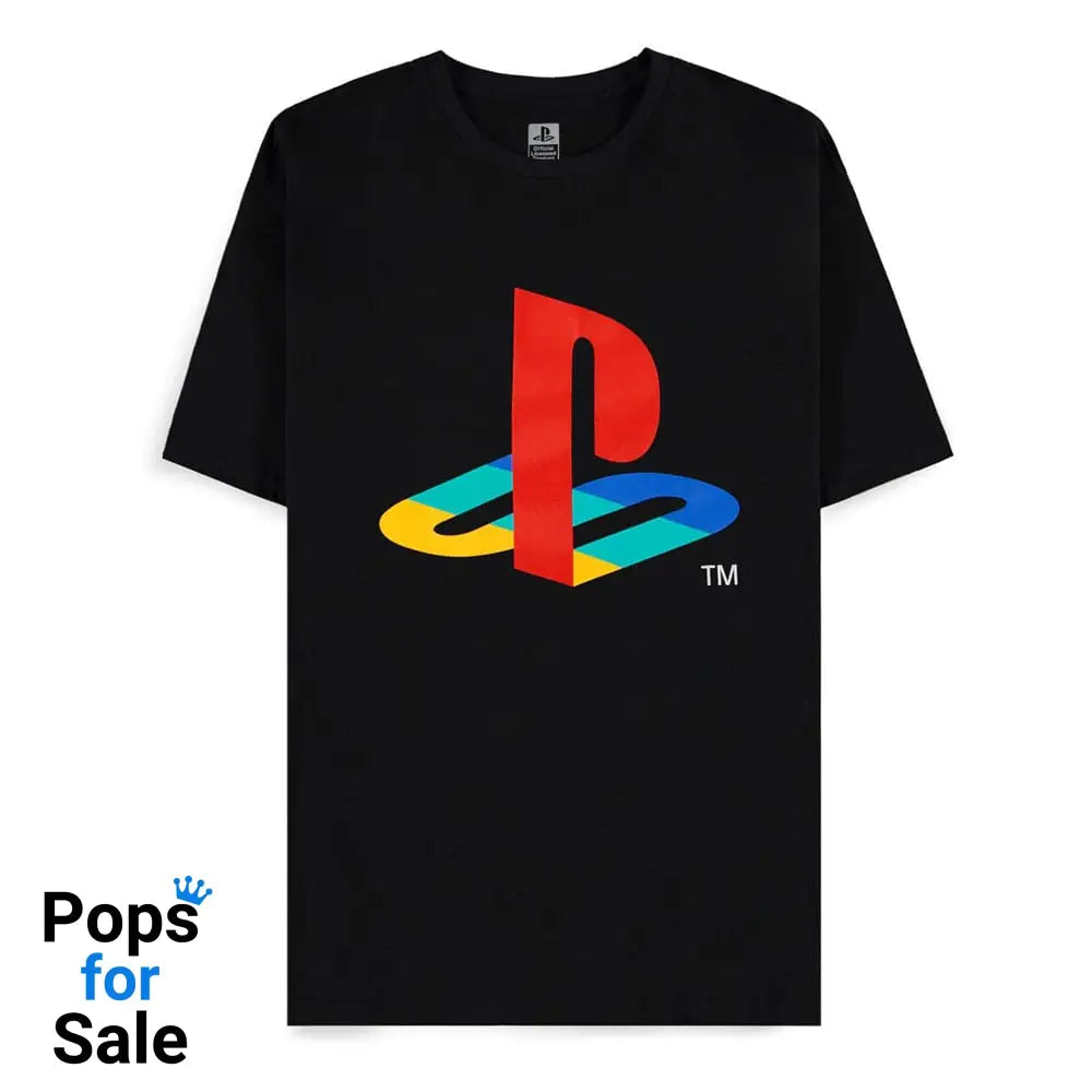 PlayStation T-Shirt Logo Black  Size S