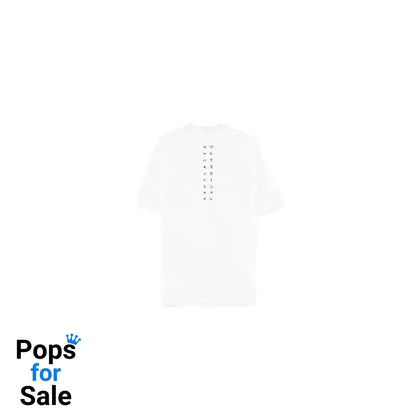 PlayStation T-Shirt Logo White Loose Fit Size S