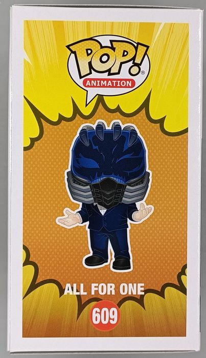 #609 All For One - My Hero Academia John Swasey Signed COA Funko POP