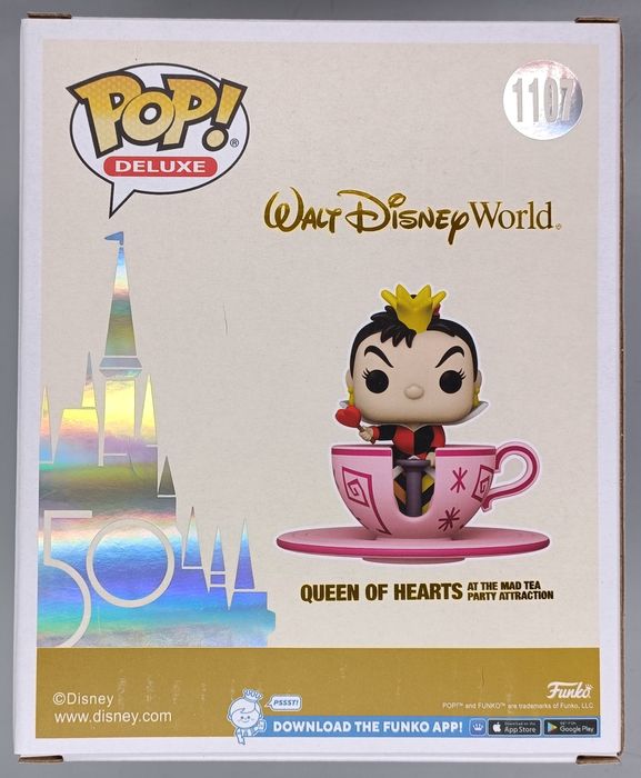 #1107 Queen of Hearts Disney Mad Tea Party Attraction Funko POP