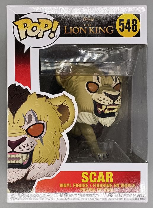 548 Scar - Flocked - Disney The Lion King - Box Damaged Funko POP