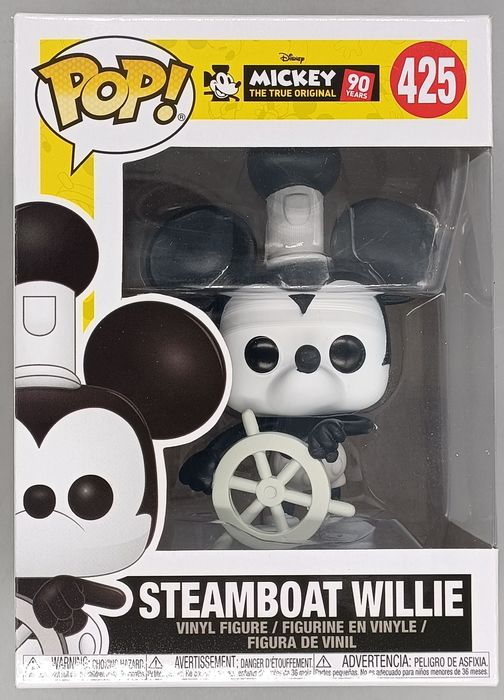 #425 Steamboat Willie Disney Mickey's 90th Anniversary Funko POP