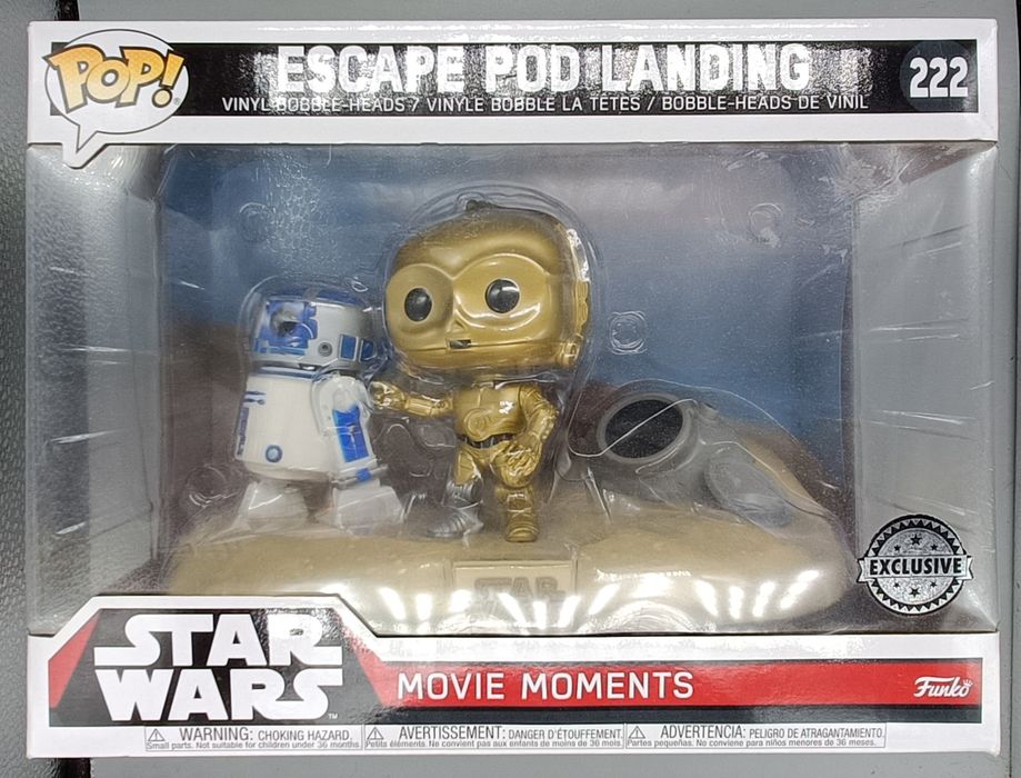 222 Escape Pod Landing - Movie Moment - Star Wars Funko POP - Box Damaged