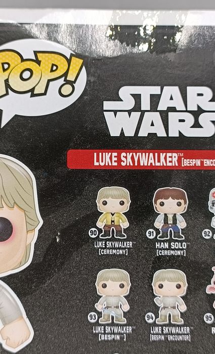 #94 Luke Skywalker (Bespin Encounter) Star Wars 2016 Box Damaged Funko POP