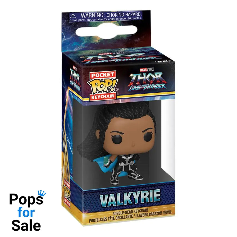 Pocket Pop Funko Keychain - Valkyrie - Marvel Thor: Love and Thunder - Brand New