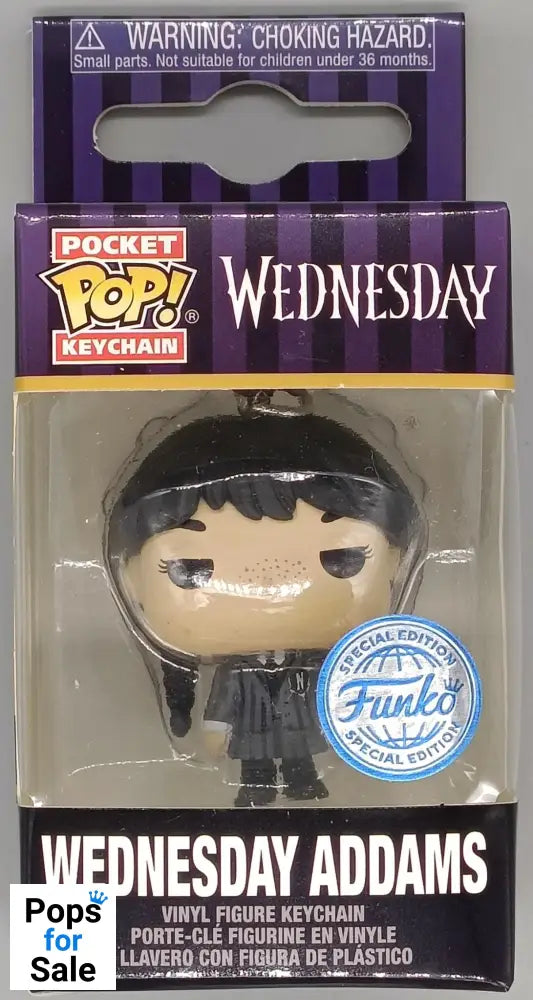 Pocket Pop Funko Keychain - Wednesday Addams - Wednesday - New