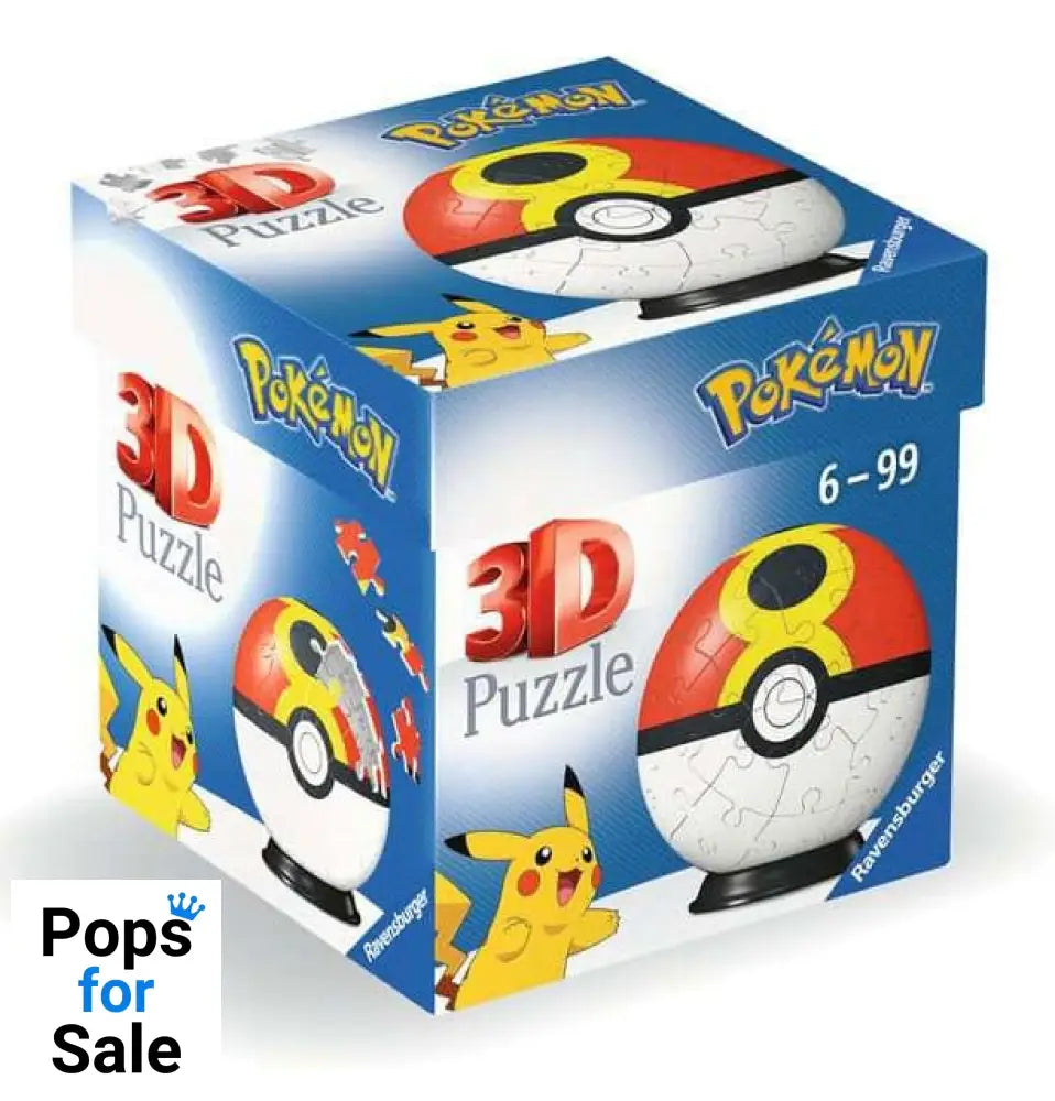 Pokémon 3D Puzzle Pokéballs: Repeat Ball (55 pieces)