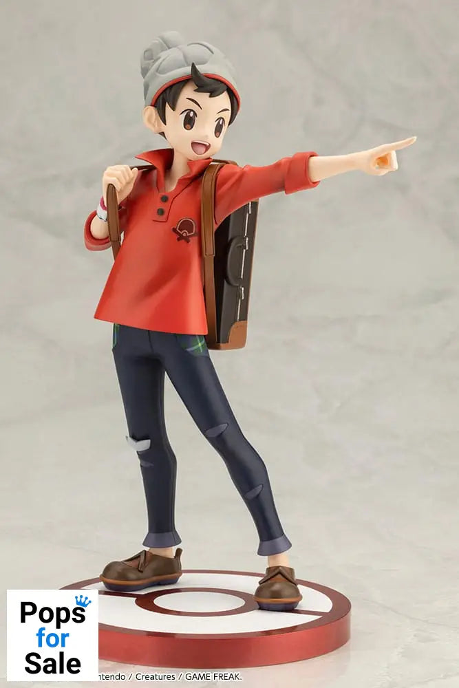 Pokémon ARTFXJ Statue 1/8 Victor & Scorbunny 21 cm