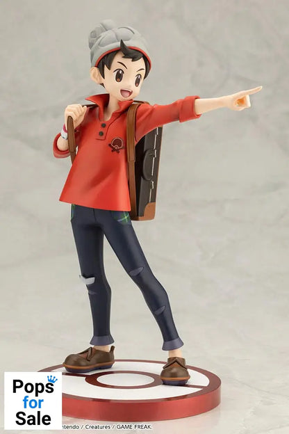 Pokémon ARTFXJ Statue 1/8 Victor & Scorbunny 21 cm