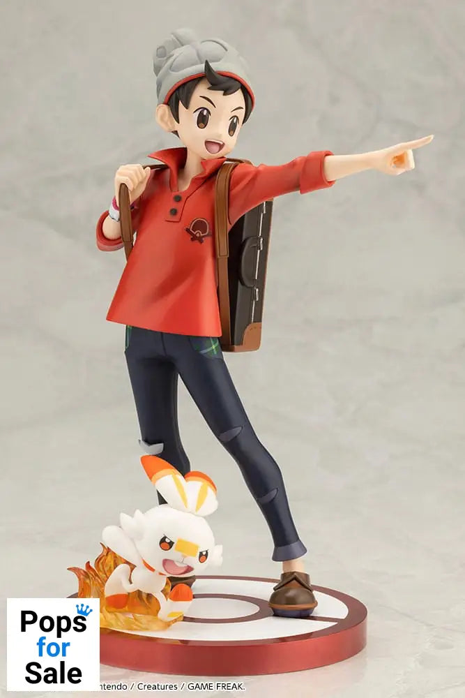 Pokémon ARTFXJ Statue 1/8 Victor & Scorbunny 21 cm Statues