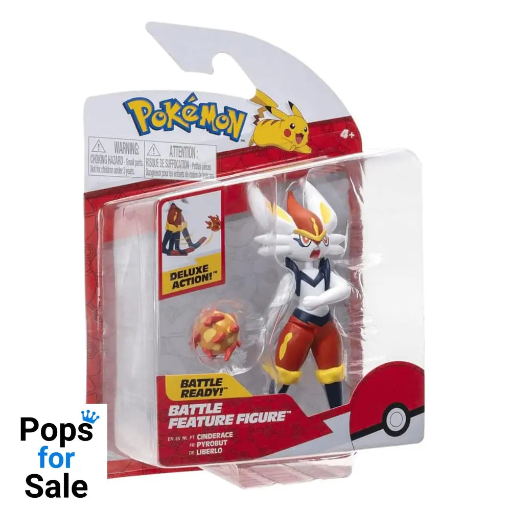 Pokémon Battle Feature Figure Cinderace 10 cm