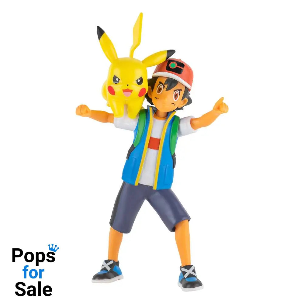 Pokémon Battle Feature Figures Ash & Pikachu 11 cm