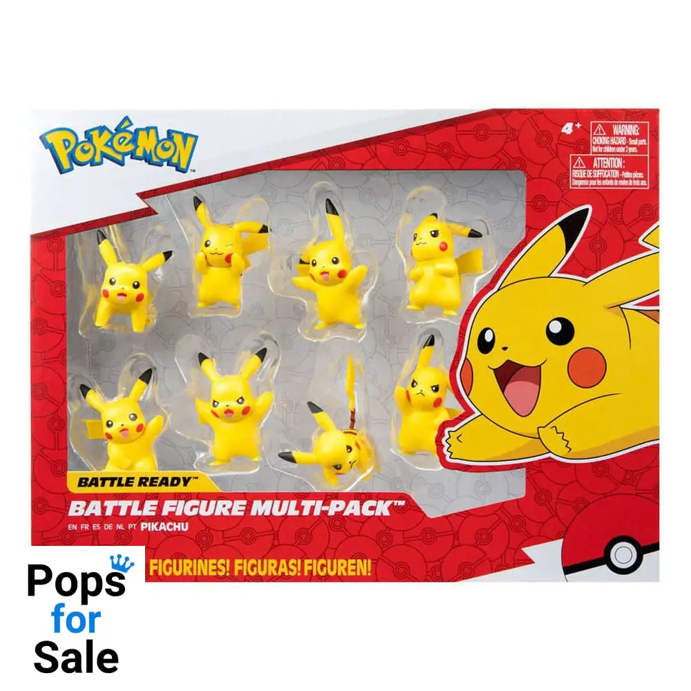 Pokémon Battle Feature Vinyl Figures 8 Pack Pikachu 5 cm