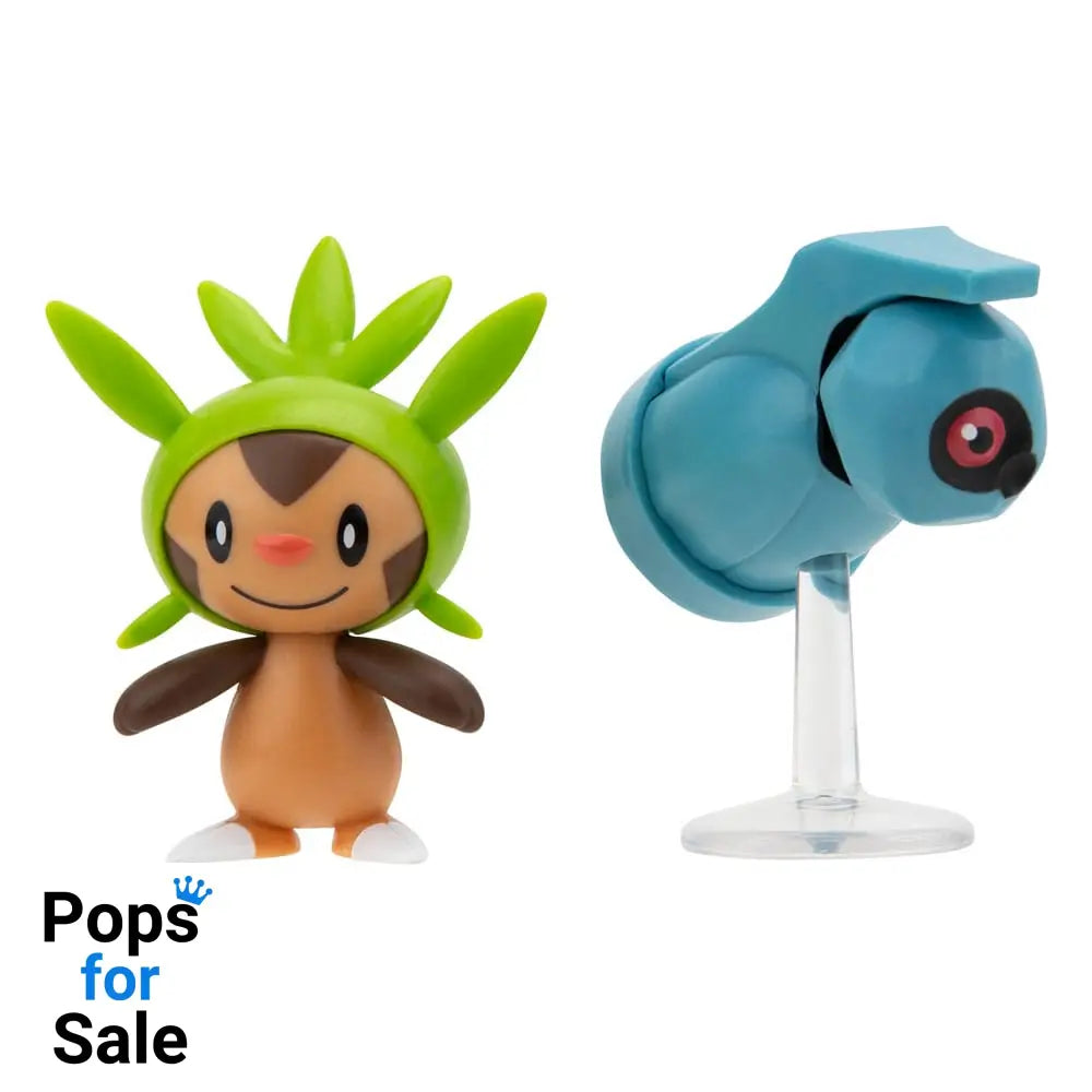 Pokémon Battle Figure First Partner Set Figure 2-Pack Chespin Beldum 5 cm Mini-figures