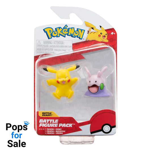 Pokémon Battle Figure Pack Mini Figure 2-Pack Pikachu & Goomy 5 cm