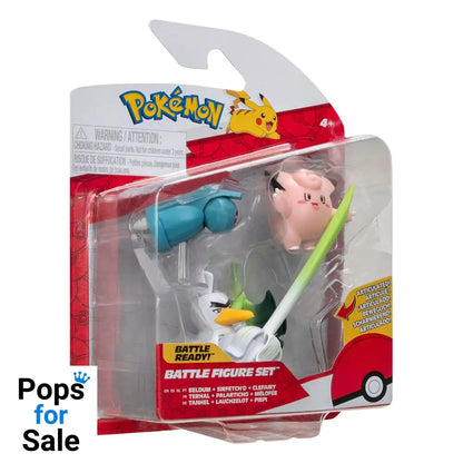Pokémon Battle Figure Set 3-Pack Clefairy, Beldum, Sirfetch'd 5 cm