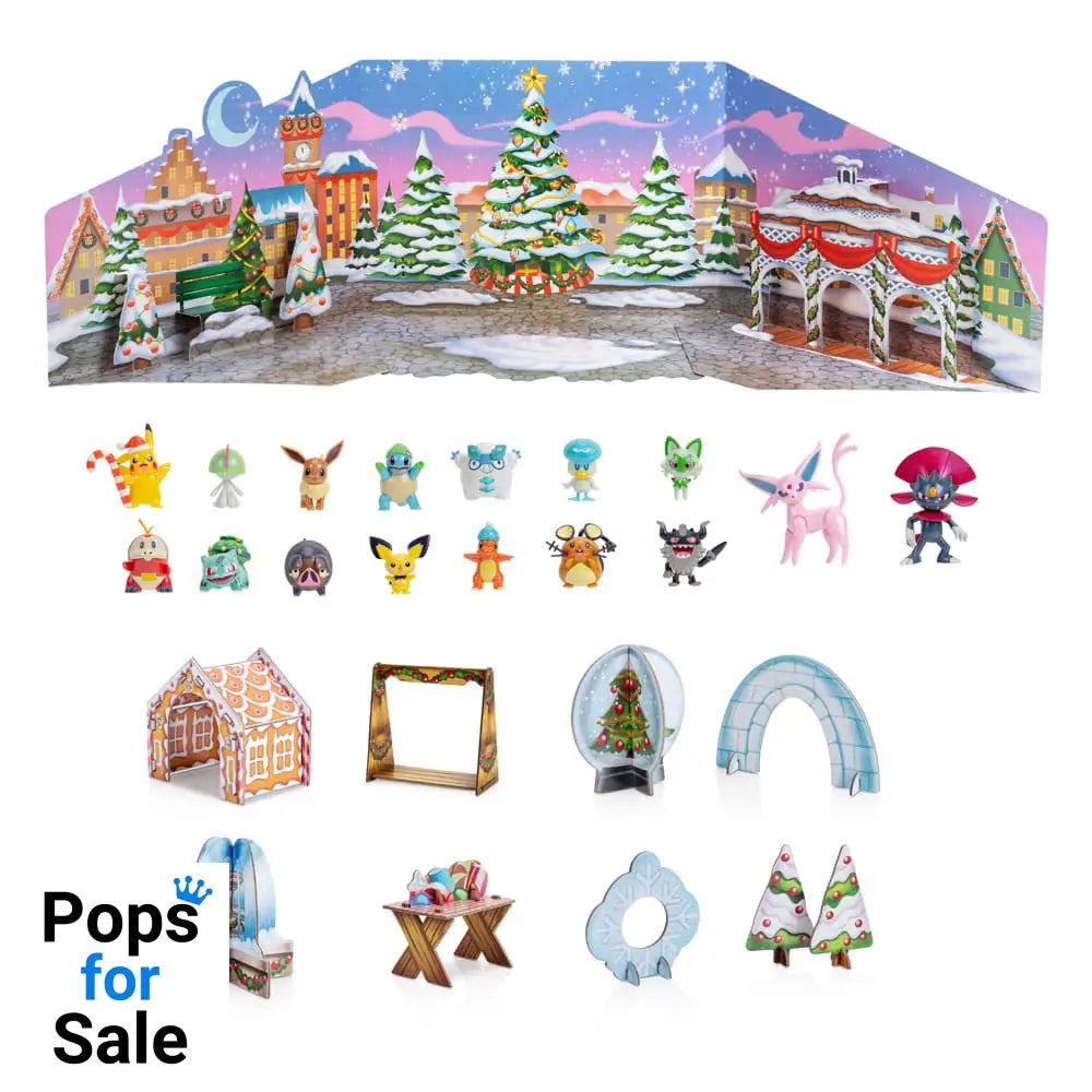 Pokémon Battle Figures Deluxe Advent Calendar Holiday 2024 *Version EN/FR*
