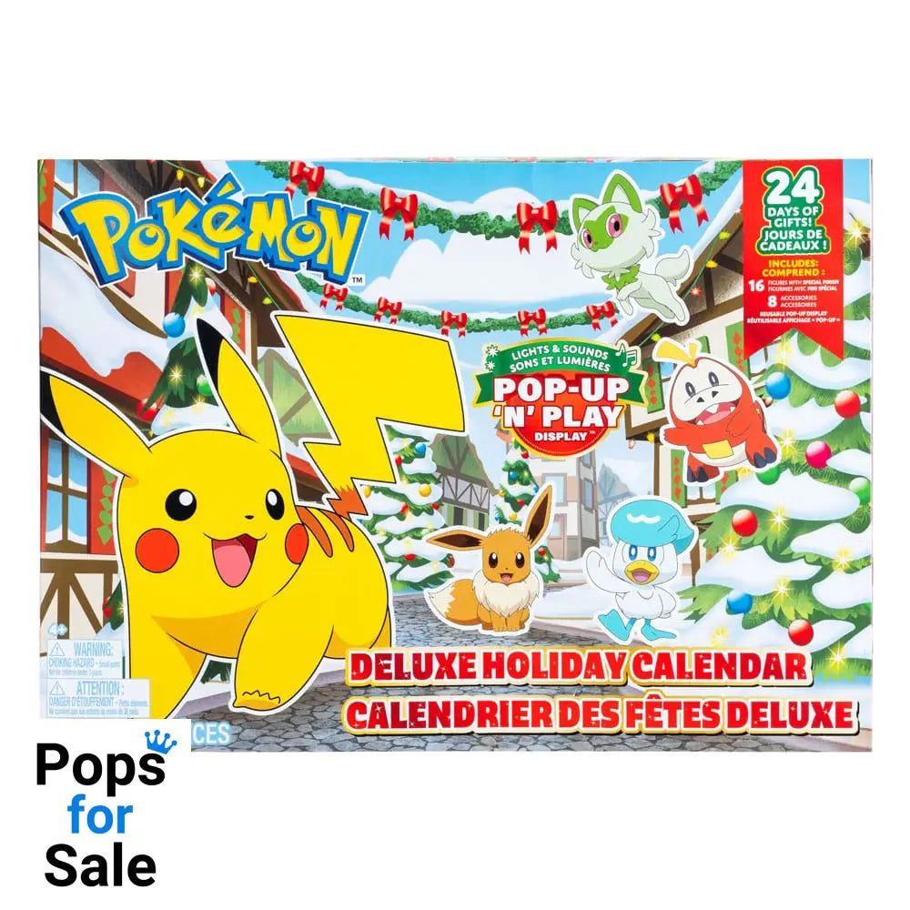 Pokémon Battle Figures Deluxe Advent Calendar Holiday 2024 *Version EN/FR*