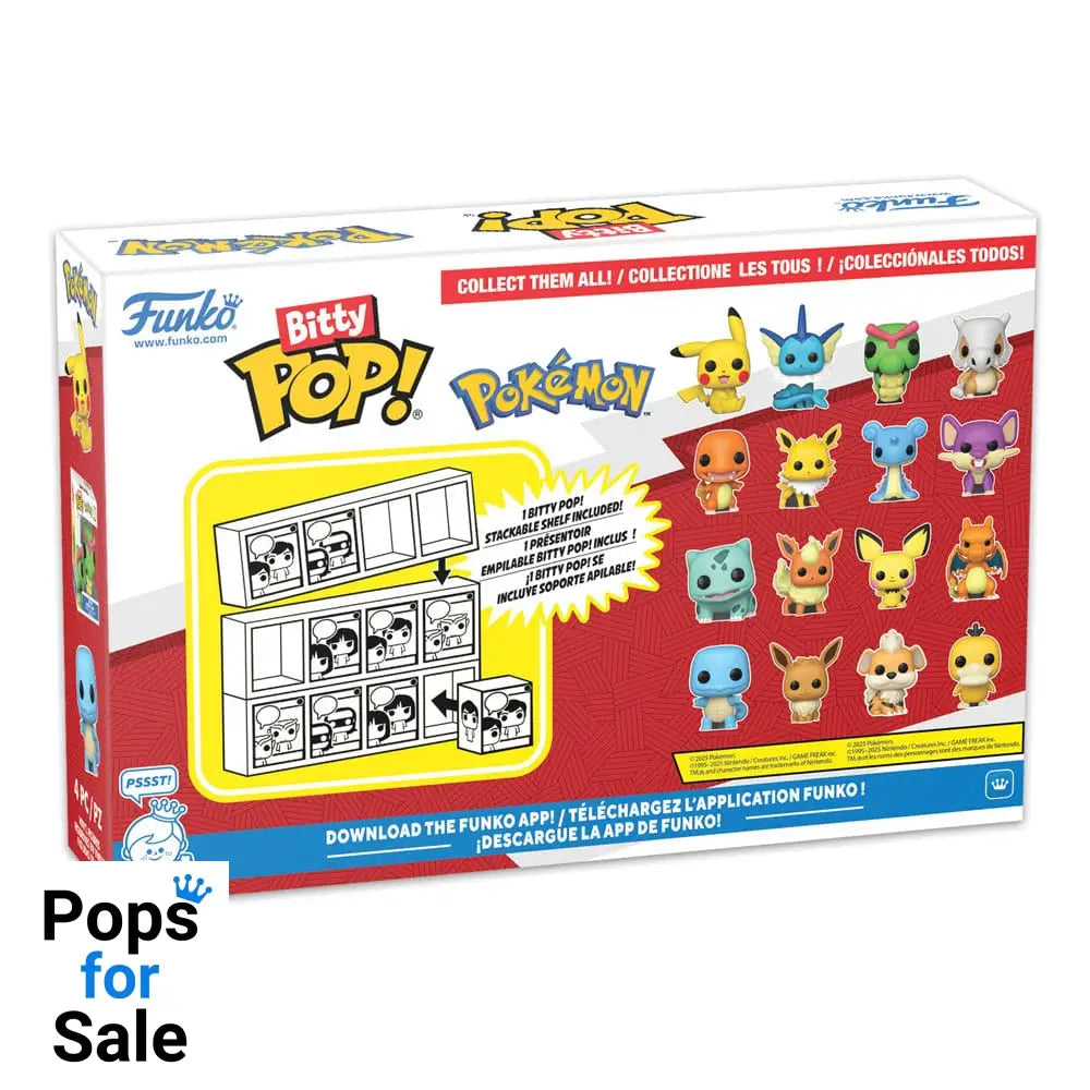 Pokémon Bitty POP! Vinyl Figure 4-Pack Series 2 2 cm