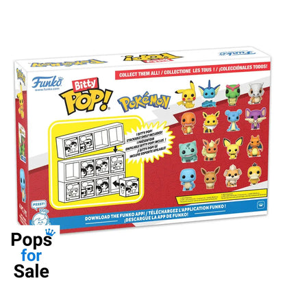 Pokémon Bitty POP! Vinyl Figure 4-Pack Series 4 2 cm