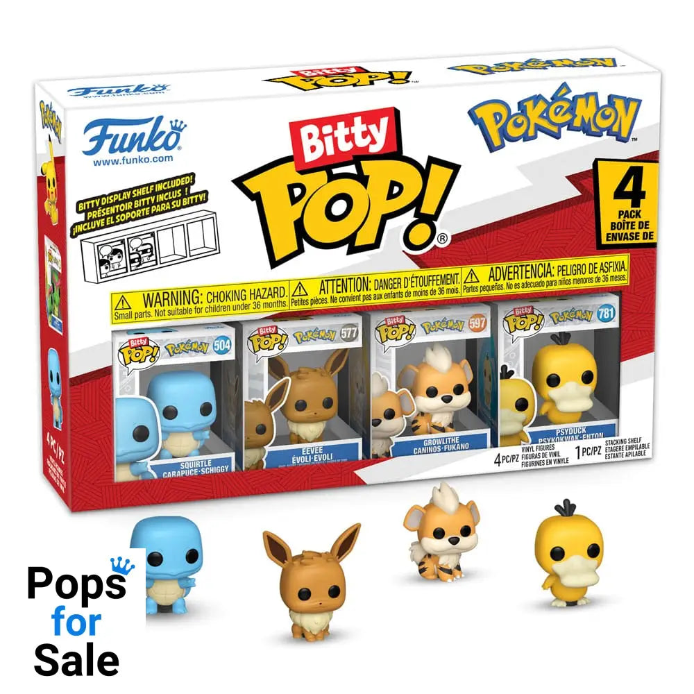 Pokémon Bitty POP! Vinyl Figure 4-Pack Series 4 2 cm Funko POP Mini-figures