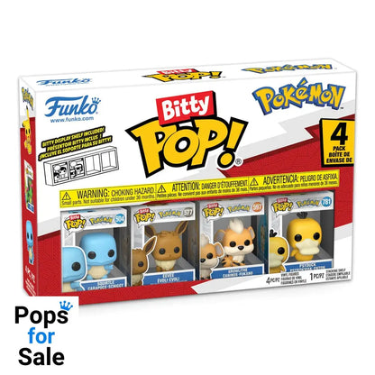Pokémon Bitty POP! Vinyl Figure 4-Pack Series 4 2 cm