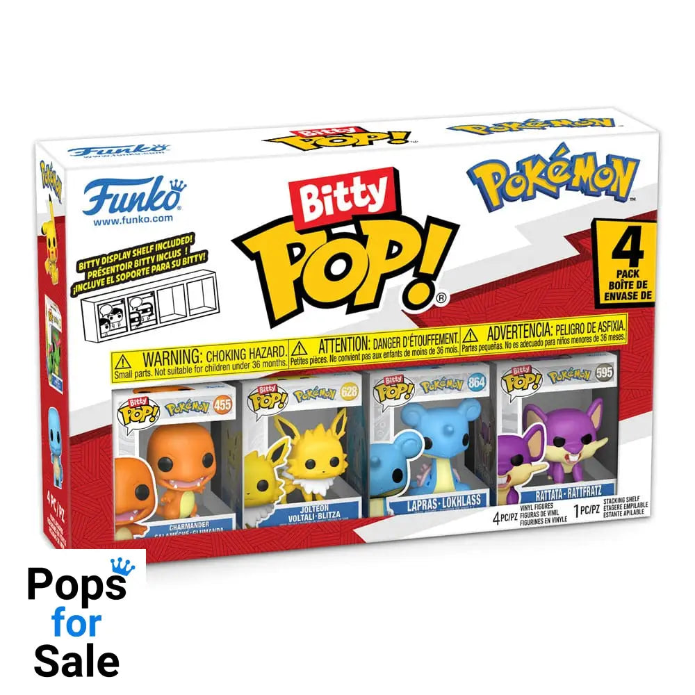 Pokémon Bitty POP! Vinyl Figure 4-Pack Series 2 2 cm
