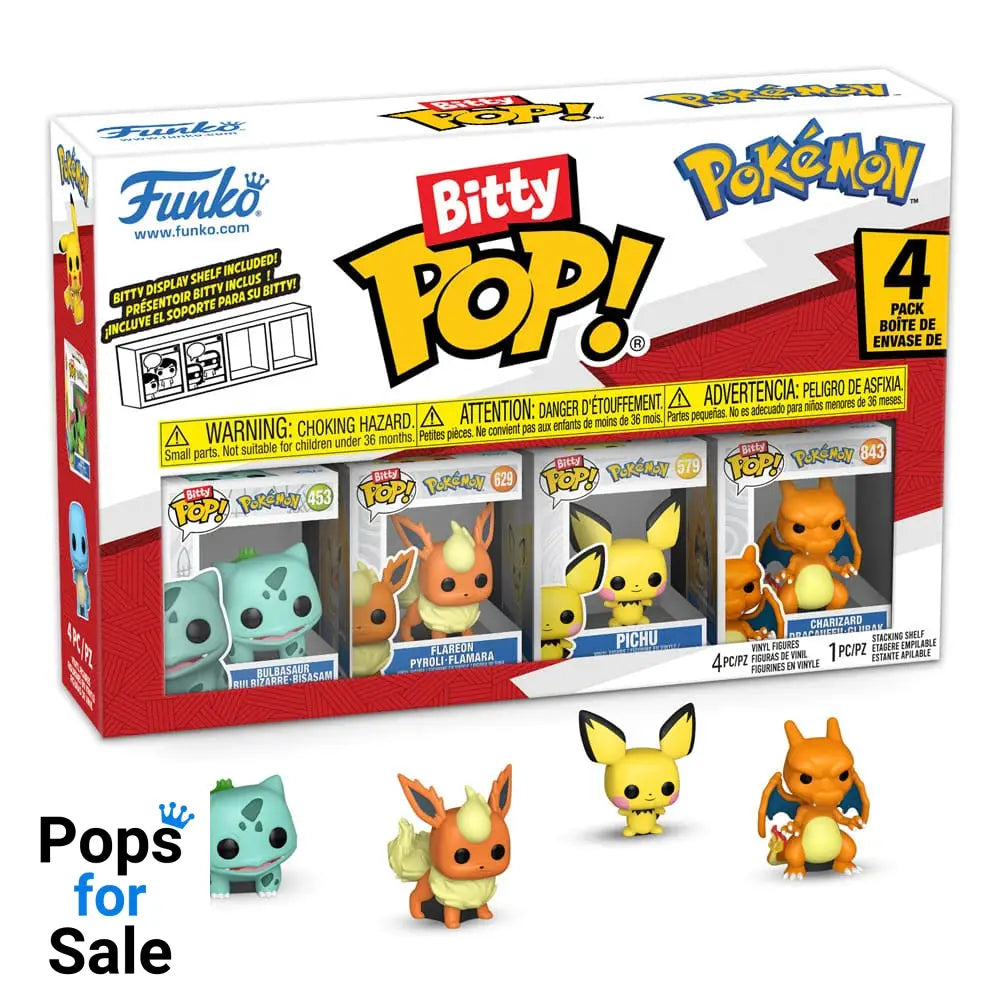 Pokémon Bitty POP! Vinyl Figure 4-Pack Series 3 2 cm