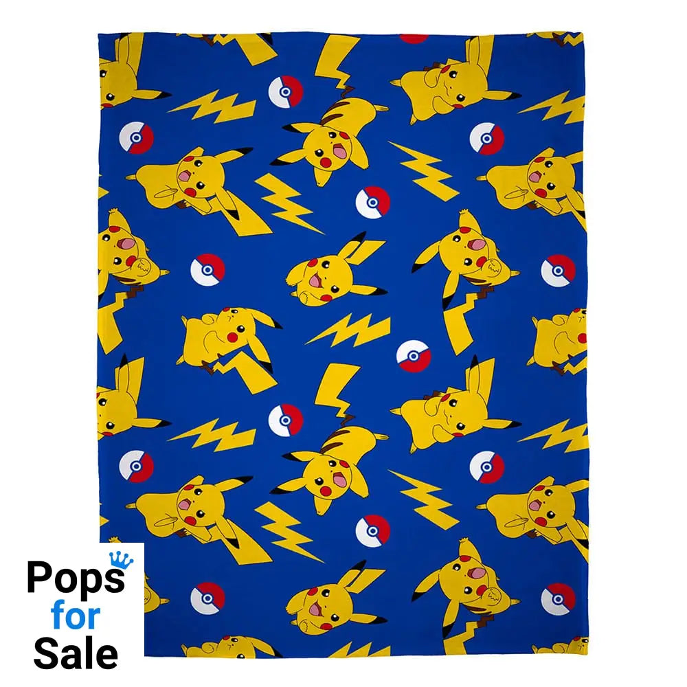 Pokemon blanket Pikachu Allover Print  130 x 170 cm