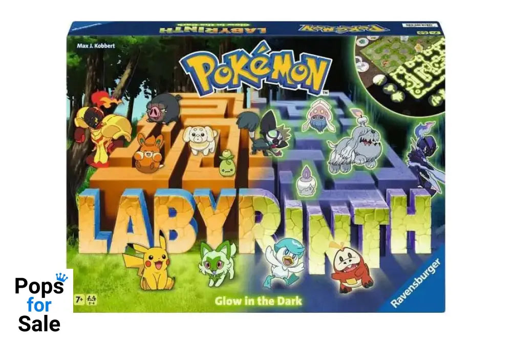 Pokémon Board Game Labyrinth Glow in the Dark