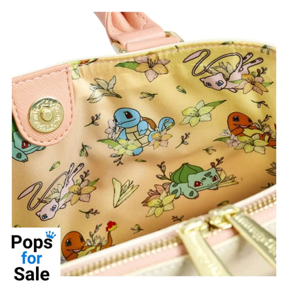 Pokemon by Loungefly Crossbody Hand Bag Mew & Kanto Starters Funko - New
