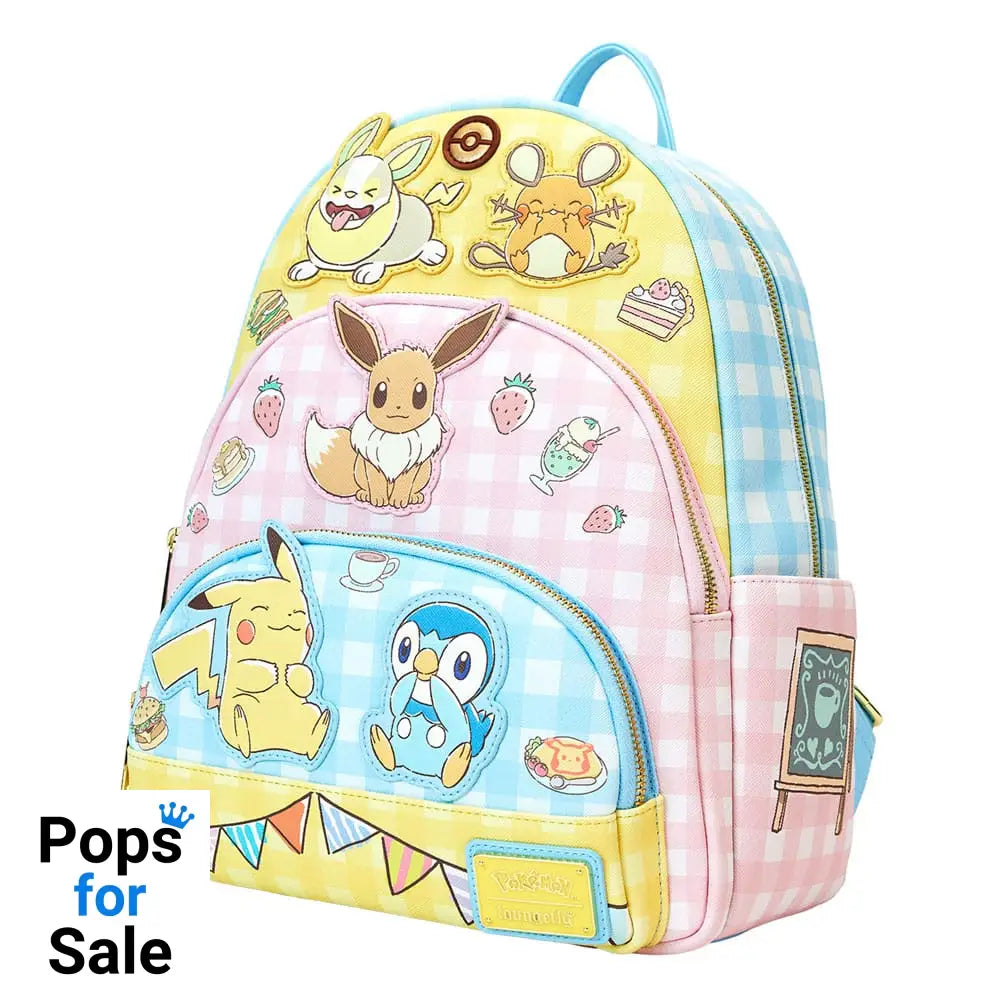 Pokémon by Loungefly Full-Size Backpack Cafe Tripple Pocket