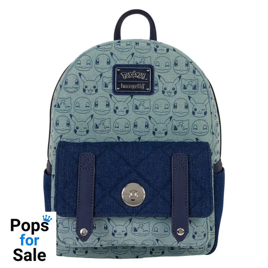 Pokemon by Loungefly Mini Backpack Faux Denim
