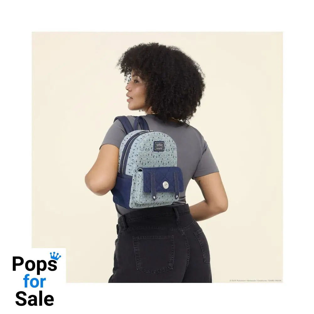 Pokemon by Loungefly Mini Backpack Faux Denim Bags