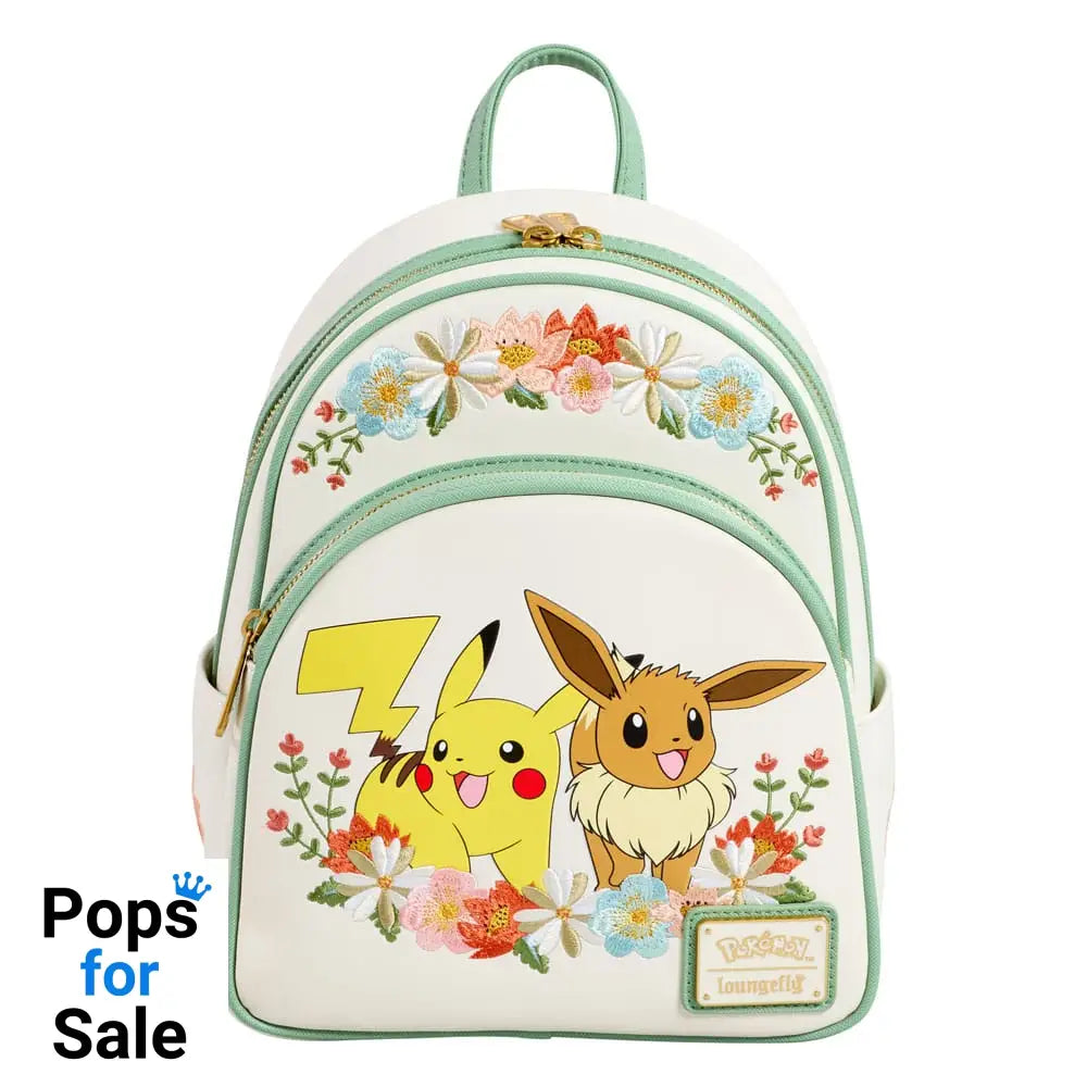 Pokemon by Loungefly Mini Backpack Pikachu & Eevee Floral