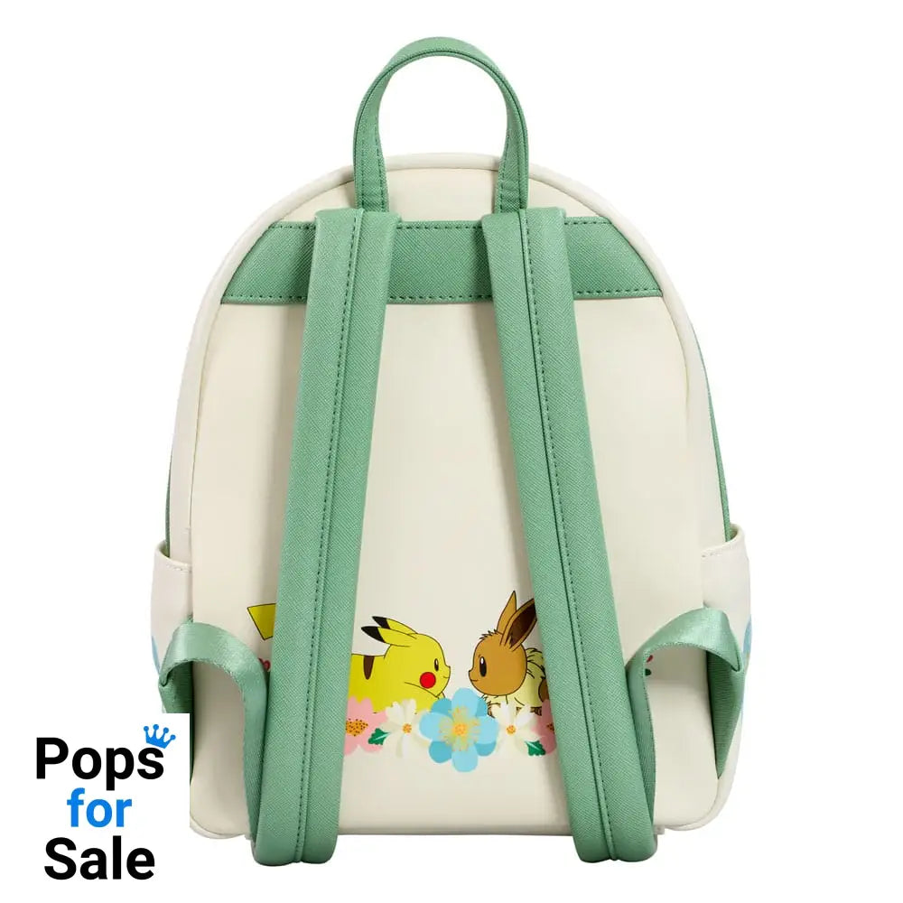 Pokemon by Loungefly Mini Backpack Pikachu & Eevee Floral NEW