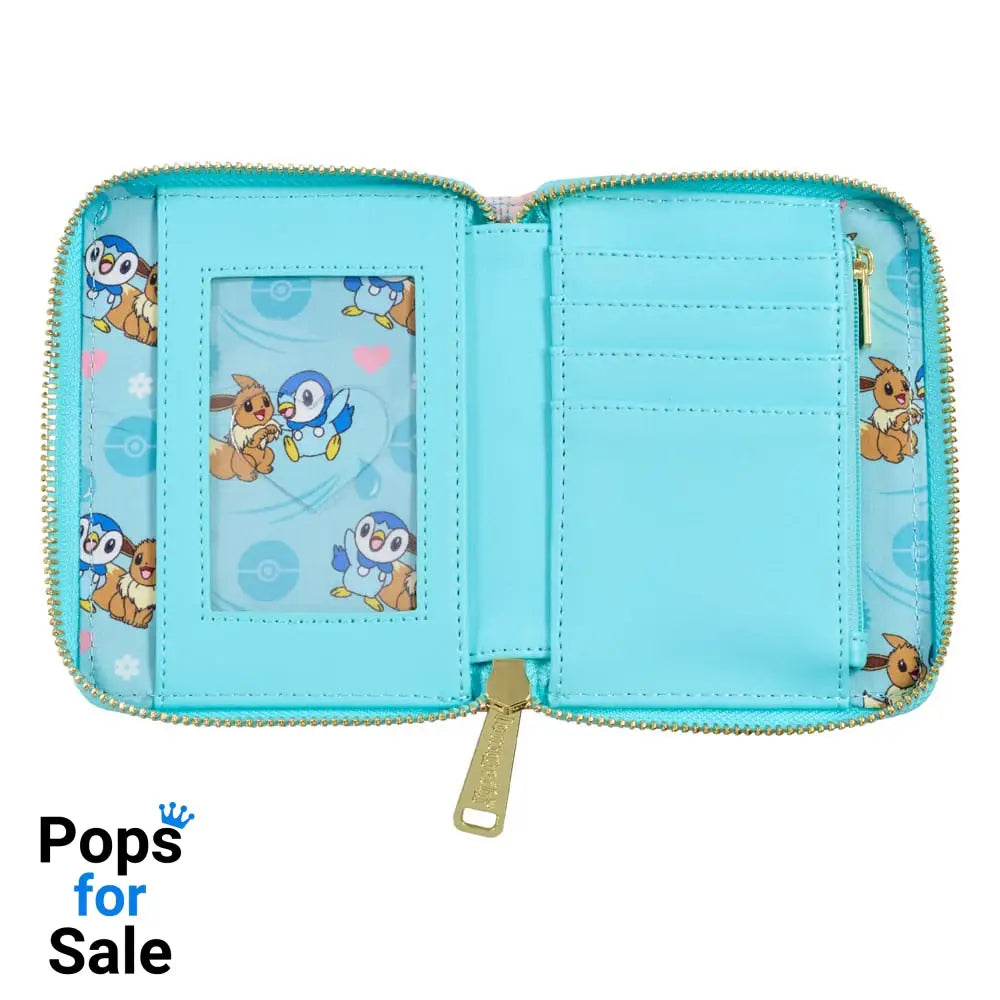 Pokemon by Loungefly Wallet Piplup and Eevee Friends